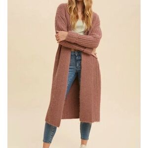 NWT! In Loom Sweater Duster Cardigan M/L